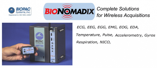 BioNomadix 無線生理紀錄器 BioNomadix 無線生理紀錄器