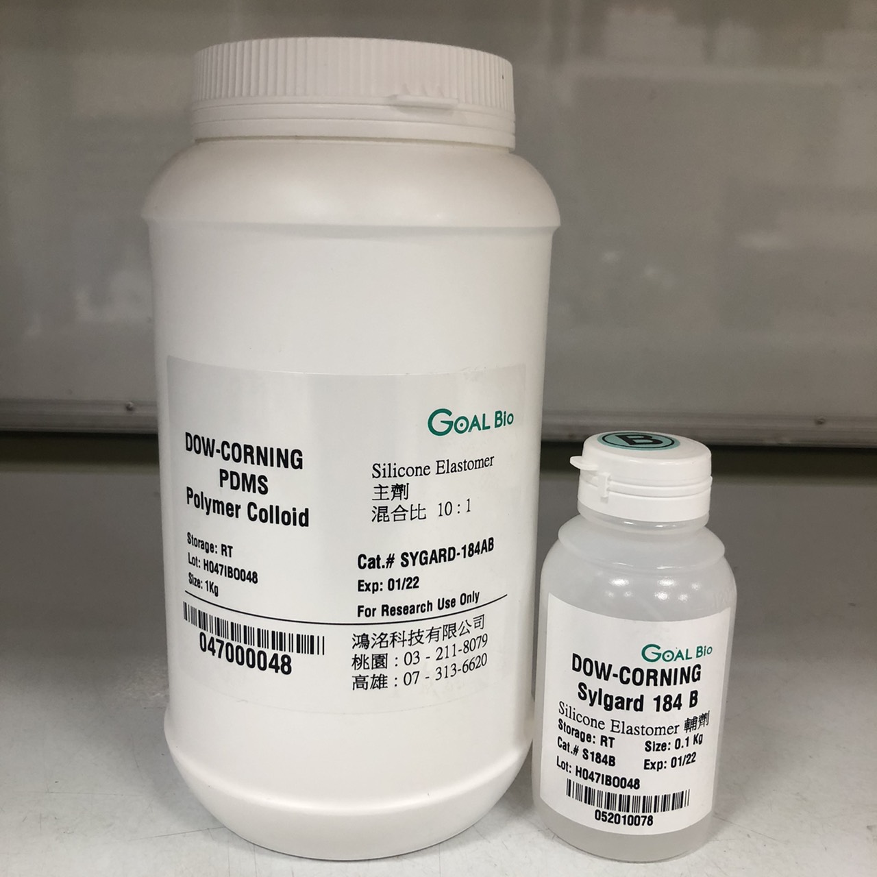 DOW CORNING SYLGARD 184 高分子膠體 (PDMS)